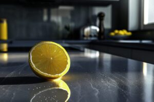 Cleaning Kitchen Counter, drains and garbage disposals with Lemon